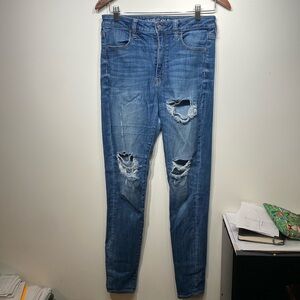American eagle ripped jeans